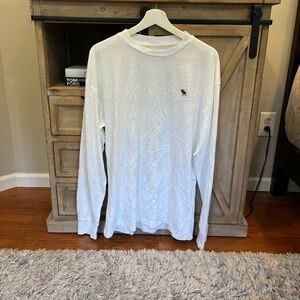 White Abercrombie long sleeve